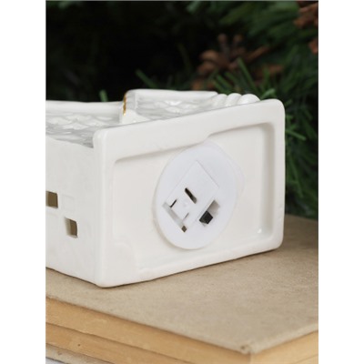 Фигурка Домик с подсветкой новогодний 8 см / 7099 /уп 2/96/LED