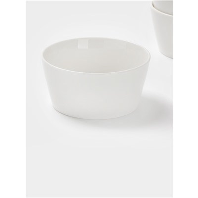 Салатники Magistro White Snow, набор 4 шт., 380 мл, фарфор, белые