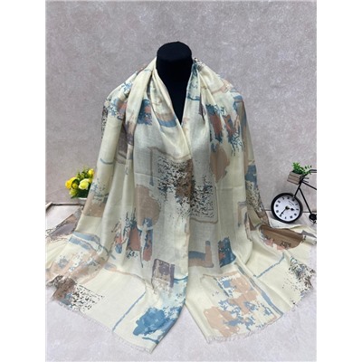 Легкий платок на голову и шею, мультицвет