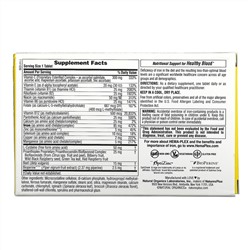 Nature's Plus, Hema-Plex, Iron with Essential Nutrients for Healthy Red Blood Cells , 10 Slow Release Tablets