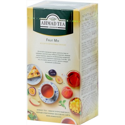 AHMAD TEA. Flavoured Collection. Fruit mix карт.пачка, 24 пак.