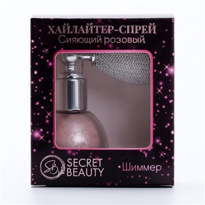 Сияющий хайлайтер спрей, розовый