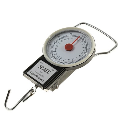 УЦЕНКА Безмен LuazON, механический, до 22 кг, цена деления 250 г, черный