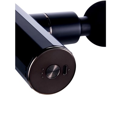 Массажёр для тела Hoco HP50, перкуссионный, 4 режима, 4 насадки, 3200 об/мин, чёрный