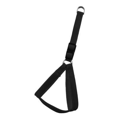 Шлейка «Комфорт» комбинированная, 2 см, ОШ 38-55 см, ОГ 40-60 см, чёрная