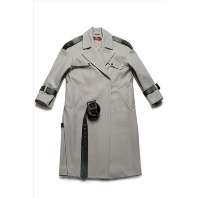 01-11944 Пальто женское демисезонное (пояс)