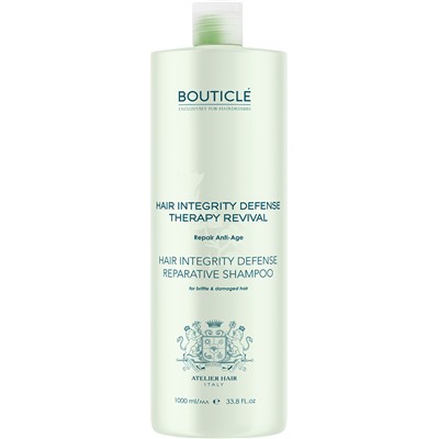BOUTICLE ATELIER HAIR Шампунь для истонченных, хрупких и поврежденных волос 1000 мл 33151