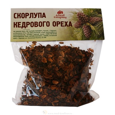 Скорлупа кедрового ореха
