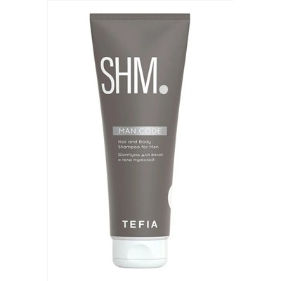 TEFIA Man.Code Шампунь для волос и тела мужской / Hair and Body Shampoo for Men, 285 мл KRISTALLER, 1114488