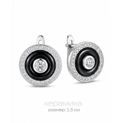 Серьги с керамикой