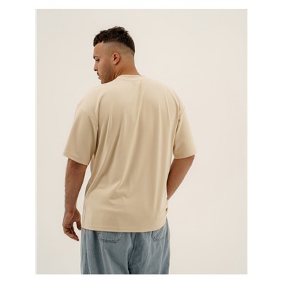 Футболка мужская MINAKU, размер XL, бежевая