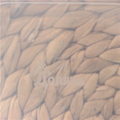 Набор контейнеров для хранения еды Доляна, прямоугольные, 3 шт. 150 мл, 500 мл, 1.2 л, пластик, зелёный