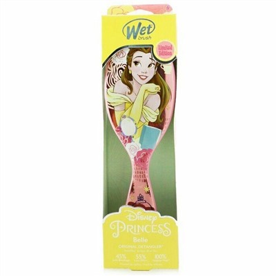 Wet Brush Расчёска для спутанных волос принцесса Белль / Disney Princess Wholehearted Bell BWRDISITWHHBE, светло-розовый