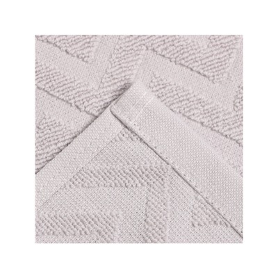 Полотенце махровое LoveLife Zig-Zag, 50×90 см, цвет пыльно-лавандовый, 100% хл, 450 г/м²