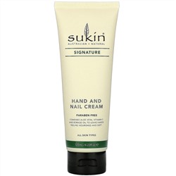 Sukin, крем для рук и ногтей, фирменный аромат, 125 мл (4,23 жидк. унции)