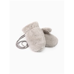 Варежки подростковые MINAKU, пушистые, 20 см, серые