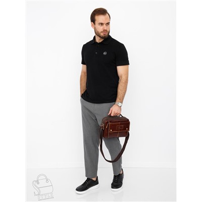 Сумка мужская кожаная 9129TR d.brown Tough Ruder