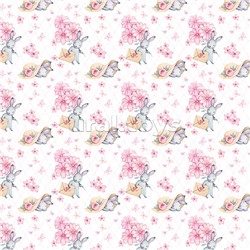 Упаковочная бумага глянц. 70*100см, "Tenderness", 80 г/м2, ассорти, 5 дизайнов