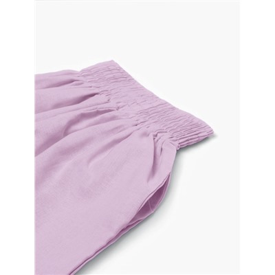 Комплект (рубашка и шорты) для девочки MINAKU, сиреневый, рост 152 см