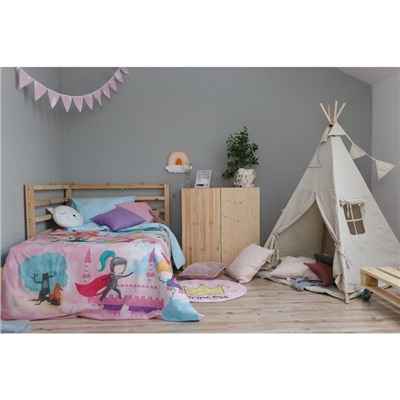 Постельное бельё 1.5-спальное «Этель. История милой принцессы», бязь