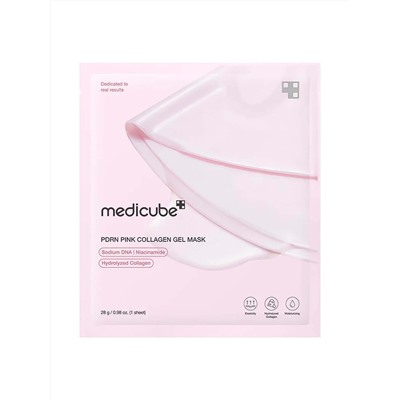 Medicube Гидрогелевая маска с PDRN и коллагеном PDRN Pink Collagen Gel Mask