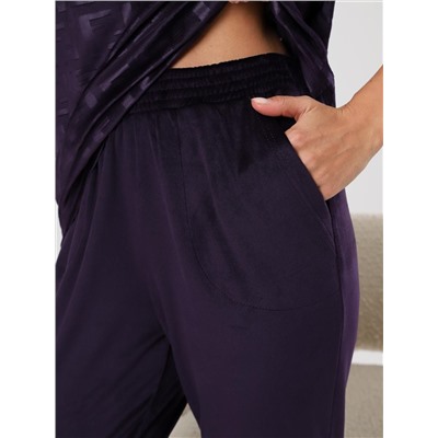 Вениса-Жаккард - костюм сливовый