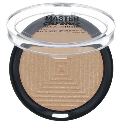Maybelline, Master Chrome, хайлайтер с металлическим блеском, оттенок Molten Topaz 200, 6,7 г