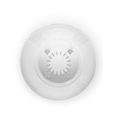 Горшок для цветов с поддоном IDEA «Камни», 4.8 л, пластик, белый