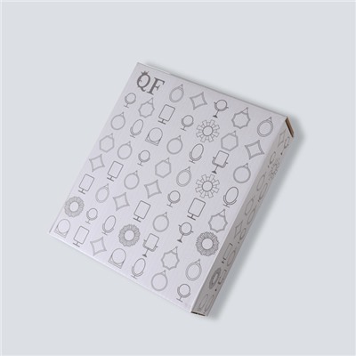 Зеркало настольное, прямоугольное, 17.5×19 см, (15×17 см), цвет серебряный