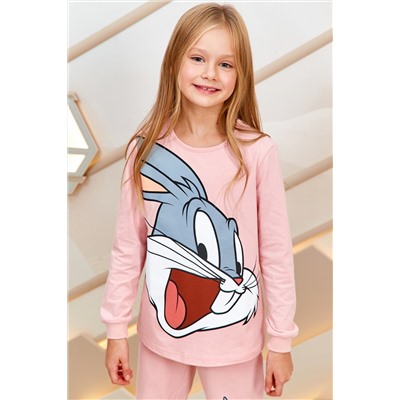 Пижама д/дев Juno AW21GJ540 Looney Tunes розовый
