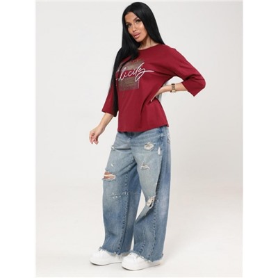 Футболка "Хоста" (Бордовый)