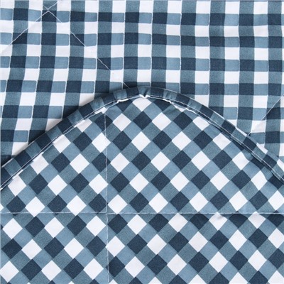 Покрывало LoveLife 2сп Blue cage 180×210±5 см, новосатин, 100%п/э