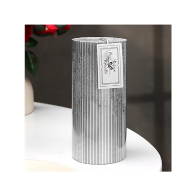 УЦЕНКА Свеча «Рельеф», 7×15 см, МИКС