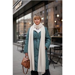 Зимняя куртка пальто с меховым воротником арт.2815