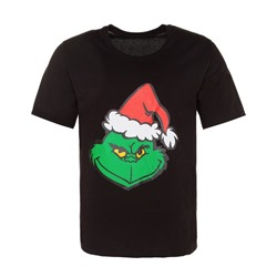 Футболка мужская «Гринч», цвет чёрный, размер 58