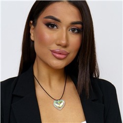 Колье на шнурке с кулоном Сердце, арт.001.250