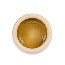 Декоративное кашпо для цветов «Плошка», 1 л, 19×8×19 см, шамот, цвет слоновая кость