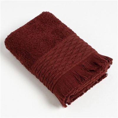 Полотенце махровое LoveLife «Аморе» 30×50 см, коричневый, 100% хлопок, 450 г/м²