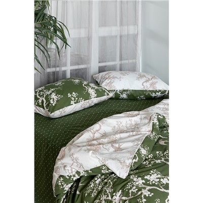 КПБ поплин Mia Cara Dolce Vita рис. 36036-2/36036-4/37080-8 Chinoiserie verde