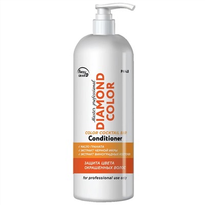 Frezy Grand Кондиционер для окрашенных волос с экстрактом чёрной икры / Diamond Color PH 4.8, 1000 мл 18143
