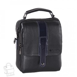 Сумка мужская кожаная 67716 black Zinimxs