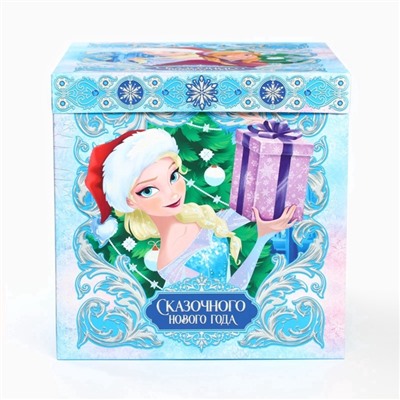 Коробка складная новогодняя «Сказочного Нового года», 30×30×30 см