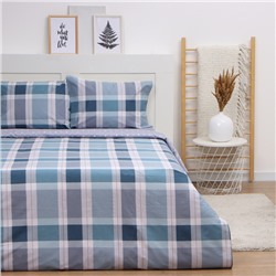 Постельное бельё 1.5-спальное LoveLife Square, сатин