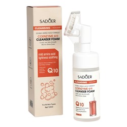 Пенка для умывания с щеткой, с коэнзимом Q10, 120 мл