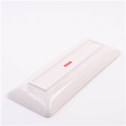 60179 Блюдо сервировочное прямоугольное Лимонный праздник доломит LR (х24)