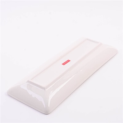 60179 Блюдо сервировочное прямоугольное Лимонный праздник доломит LR (х24)