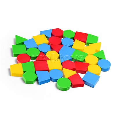 Лото развивающее (цветные фигурки)