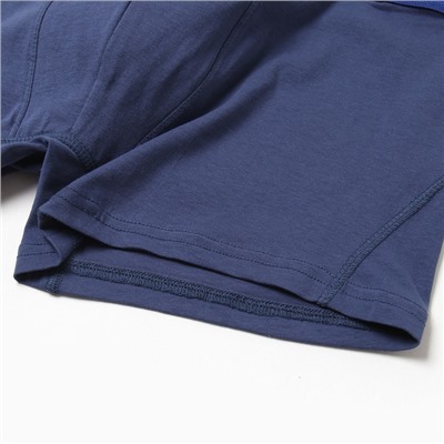 Трусы мужские боксеры, цвет синий, размер 50