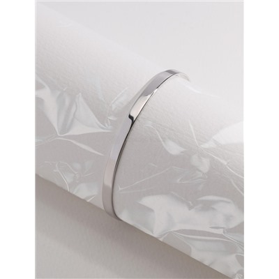 Браслет жесткий из серебра родированный 250-10-193р