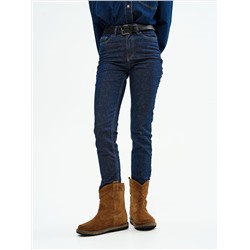 Казаки женские рыжие на меху, войлок